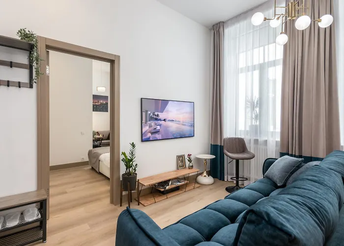 Апартаменты New, Quiet, Premium Design, Free Locked Parking *