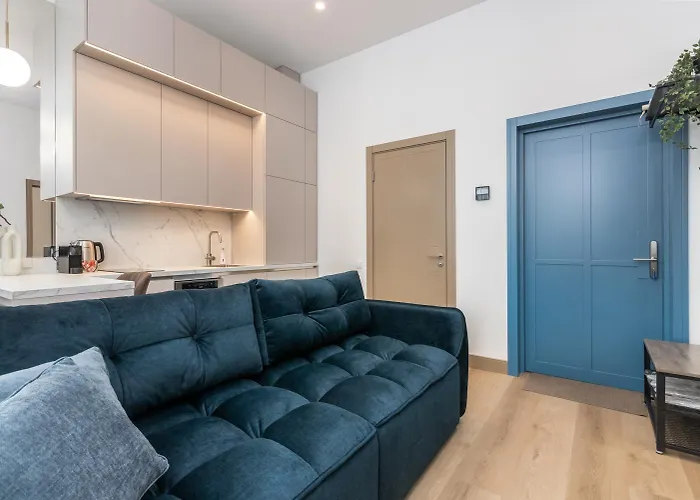 Dzīvoklis New, Quiet, Premium Design, Free Locked Parking *